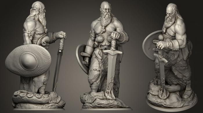 Figurines heroes, monsters and demons - Body Sculpt 10, STKM_0705. 3D stl  model for CNC